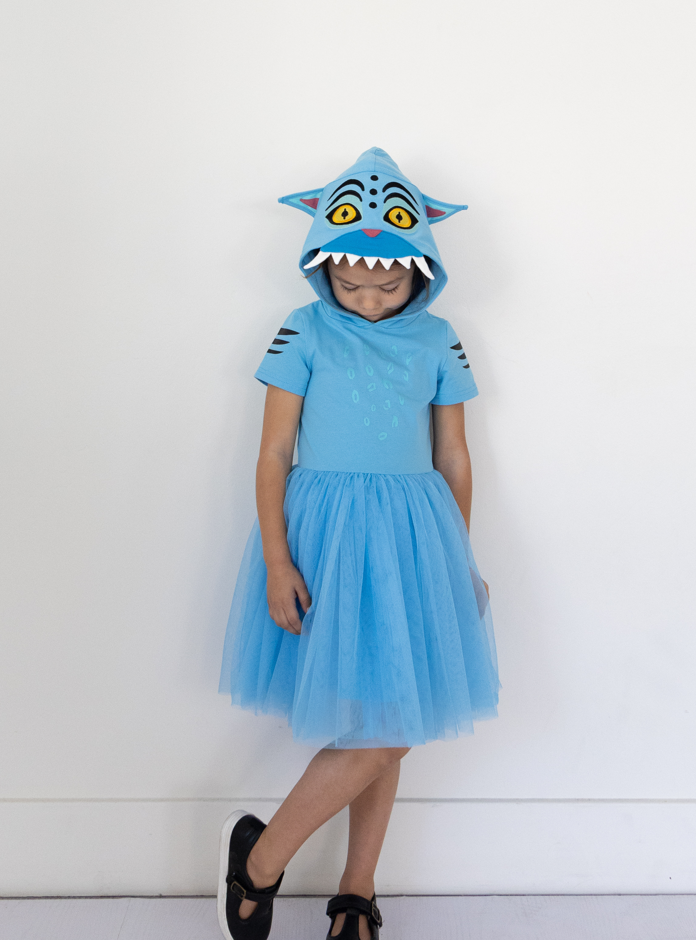 PREORDER - Blue Tiger Tutu Dress