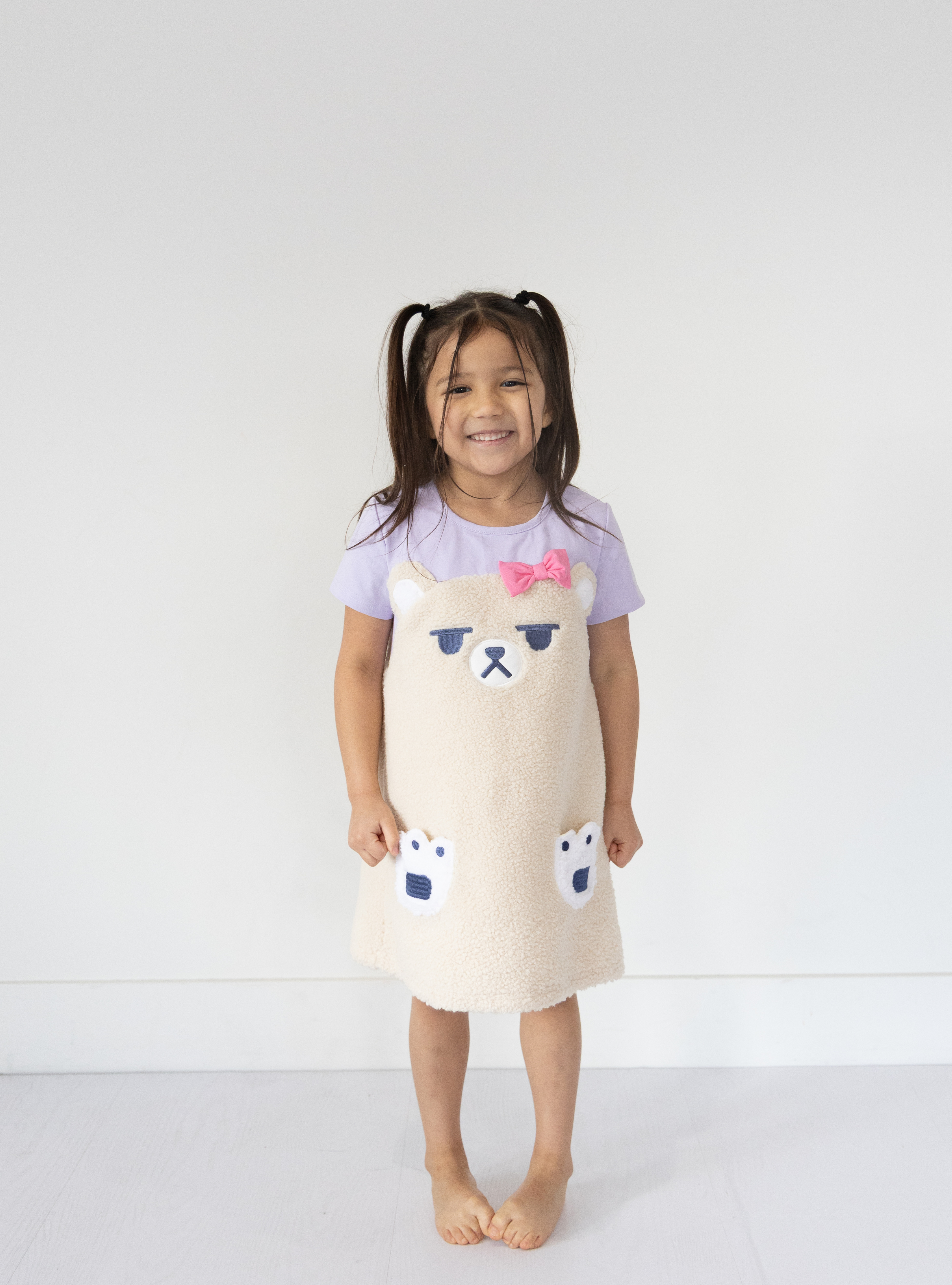 PREORDER - Sherpa Bear Shift Dress