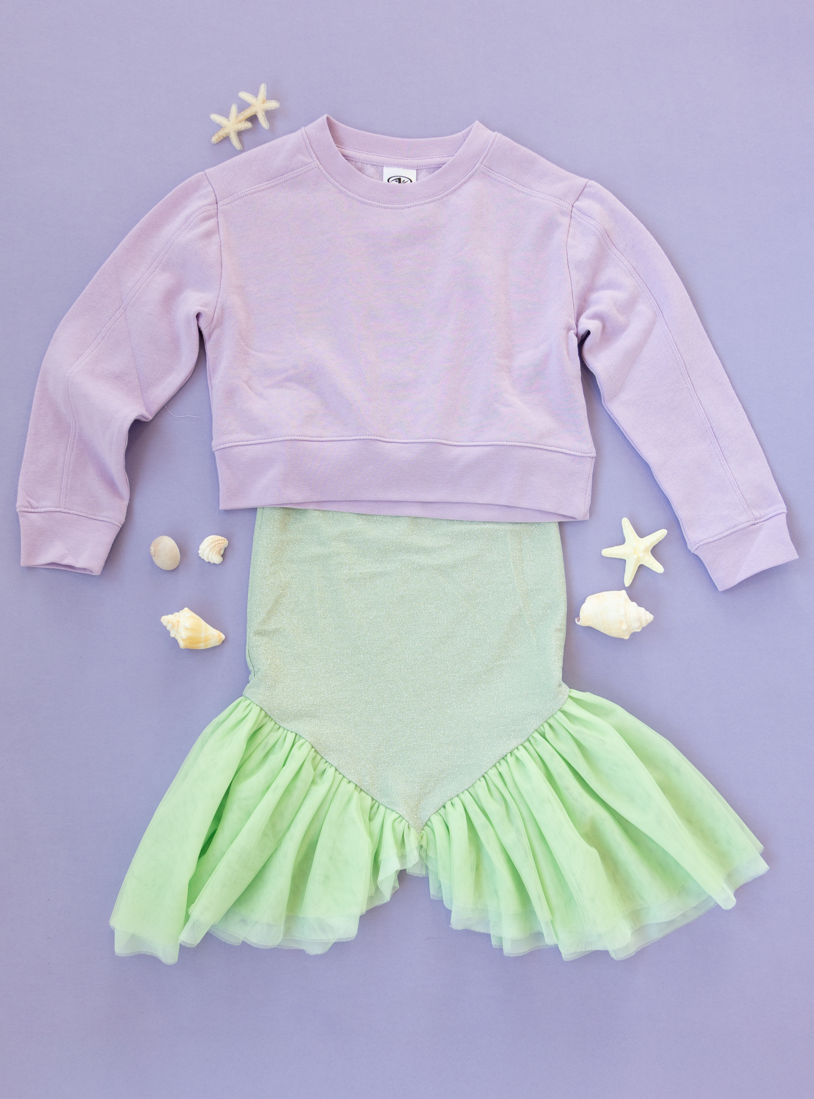 PREORDER - Shimmer Mermaid Skort - Green