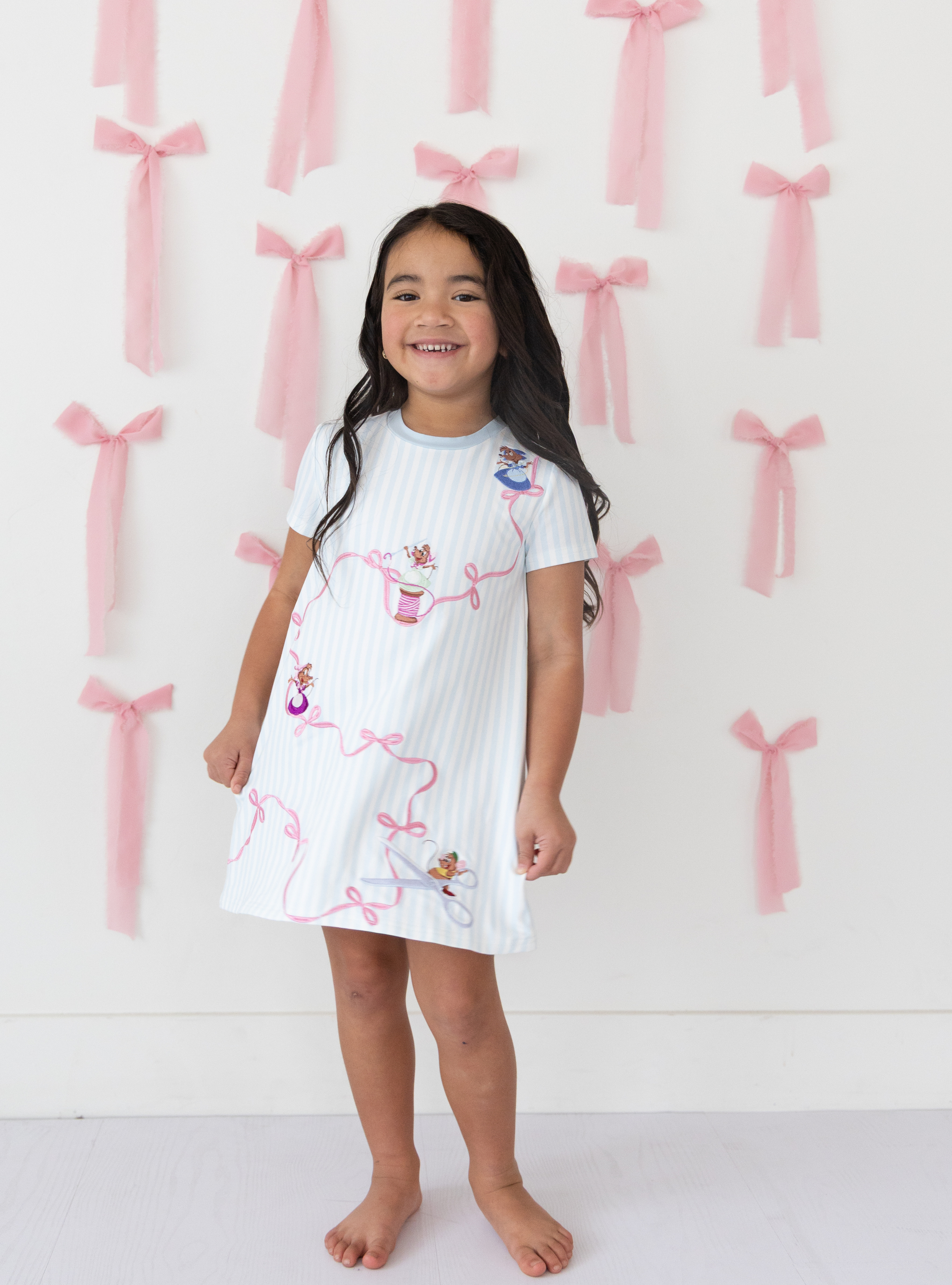 PREORDER - Disney Cinderella Mice & Bows Shift Dress
