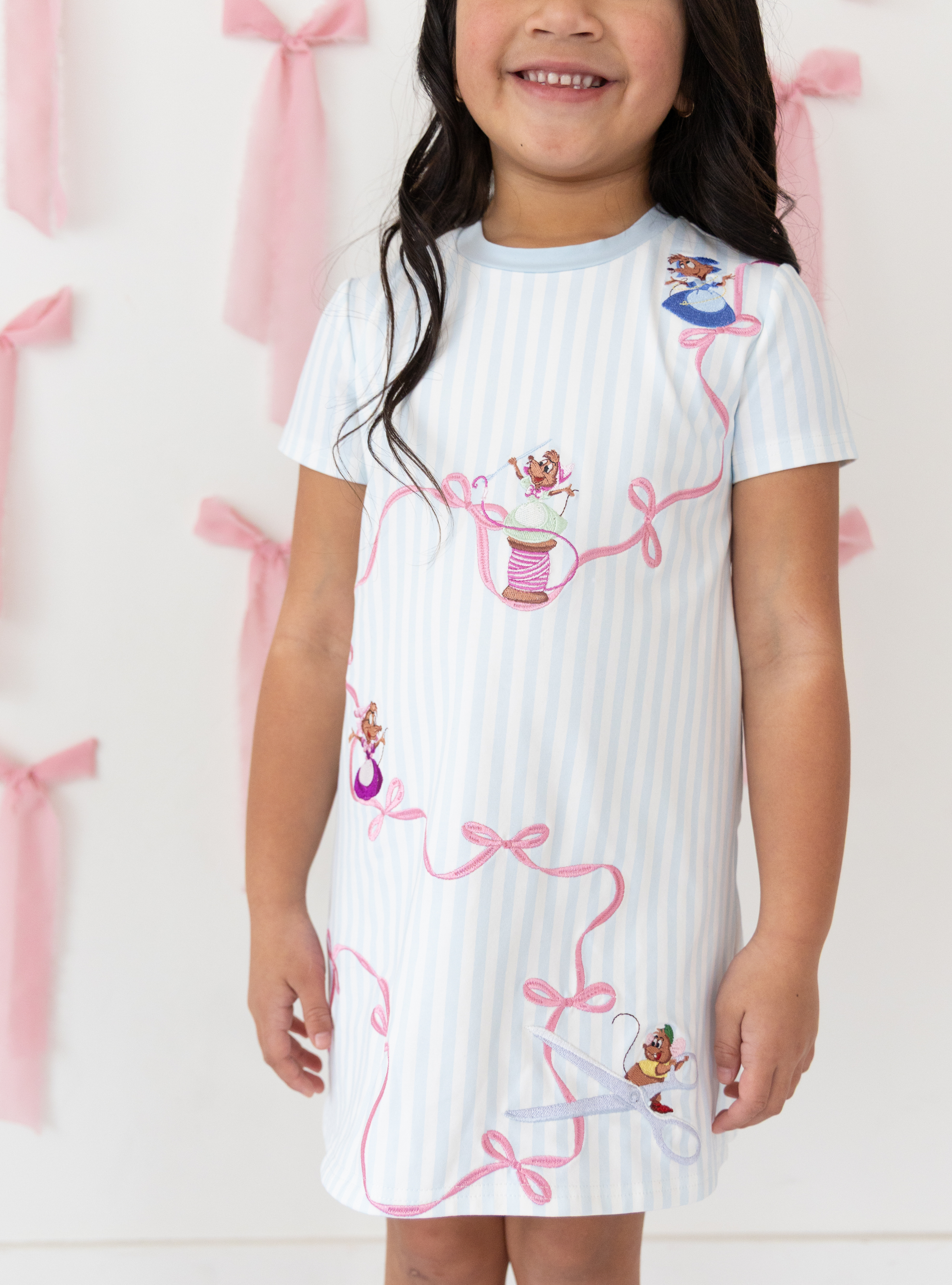 PREORDER - Disney Cinderella Mice & Bows Shift Dress