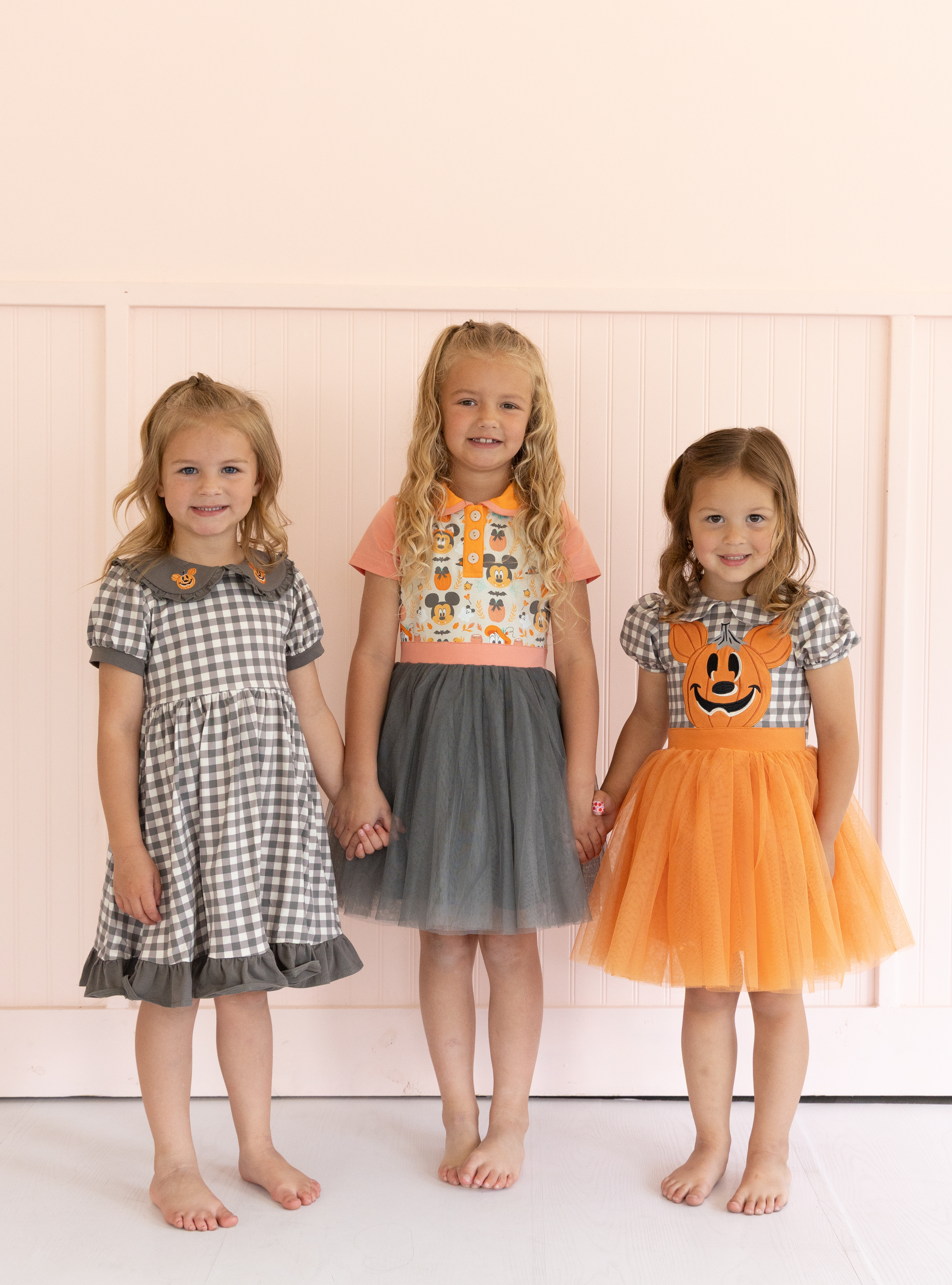 PREORDER - Disney Pumpkin Mickey Halloween Overall Dress