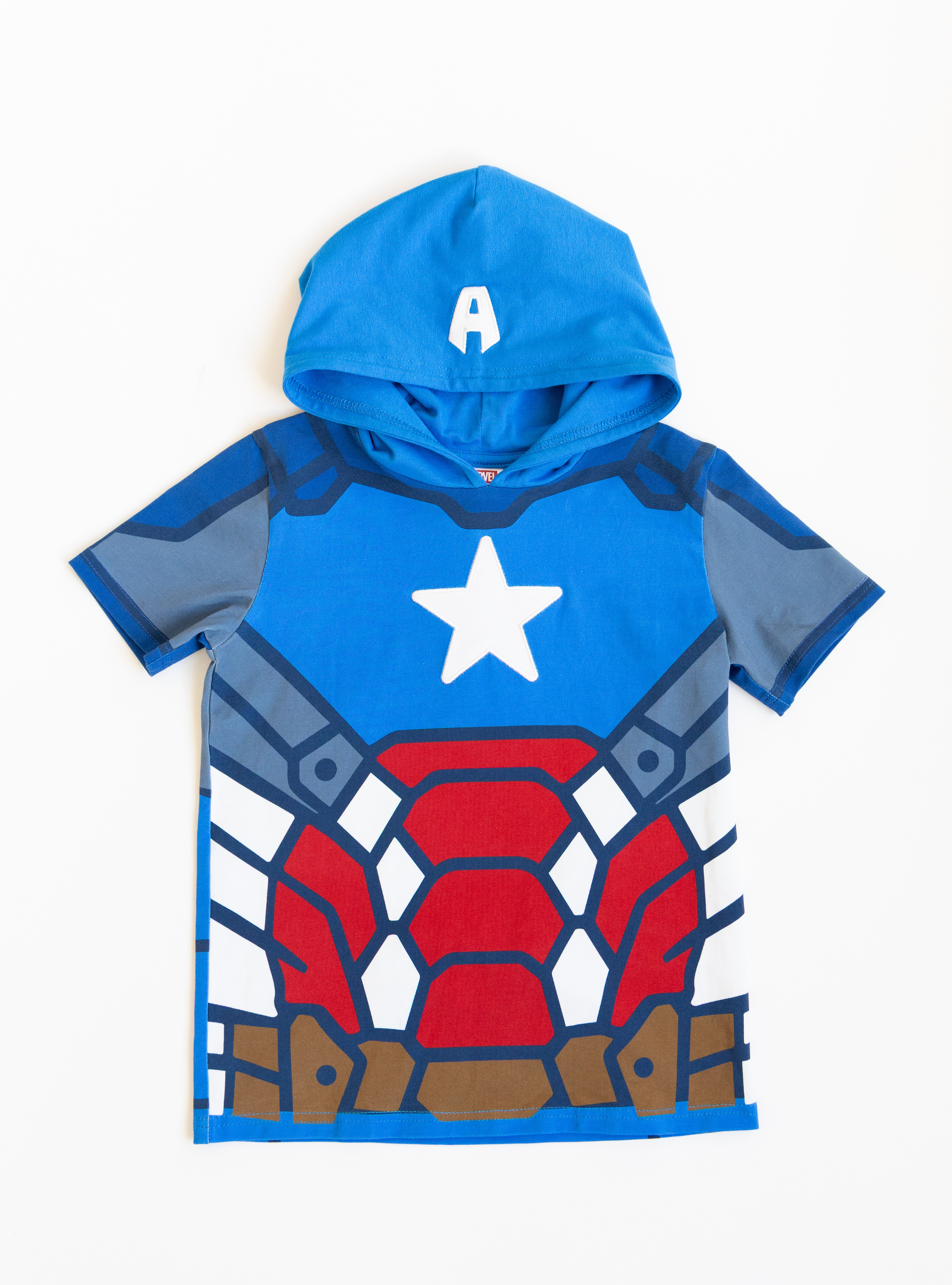 PREORDER - Marvel Captain America Kid’s Hooded Tee