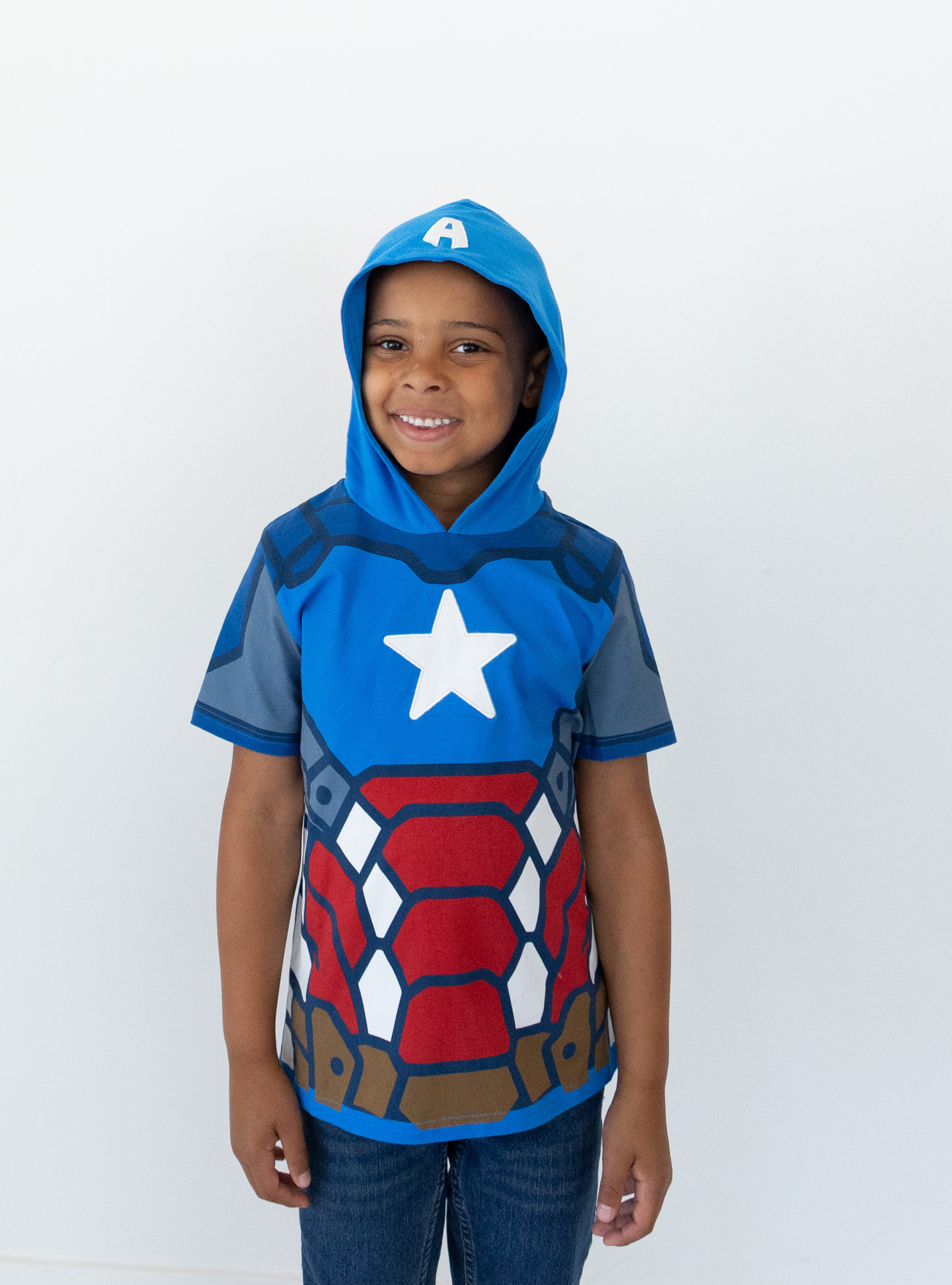PREORDER - Marvel Captain America Kid’s Hooded Tee