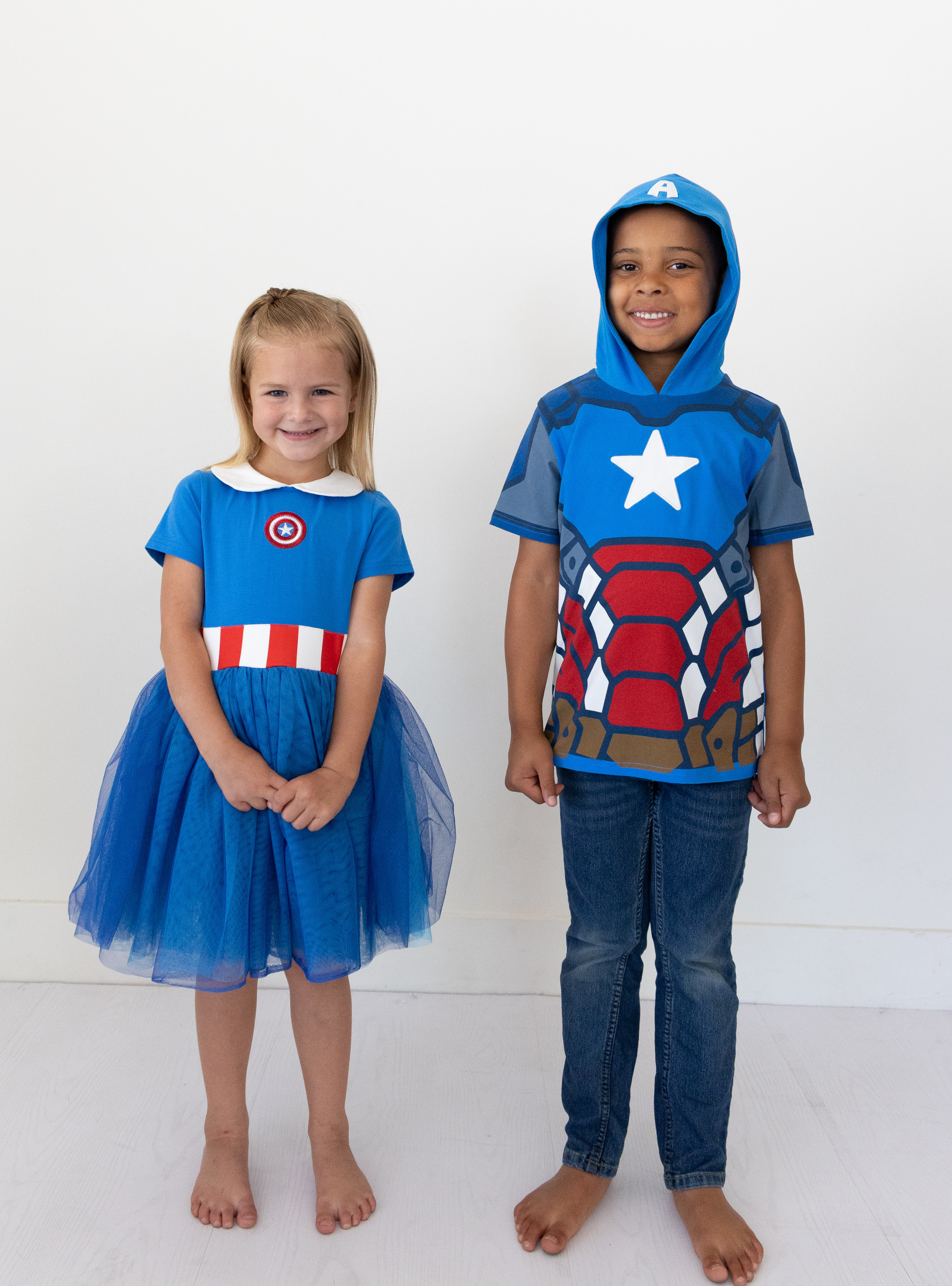 PREORDER - Marvel Captain America Kid’s Hooded Tee