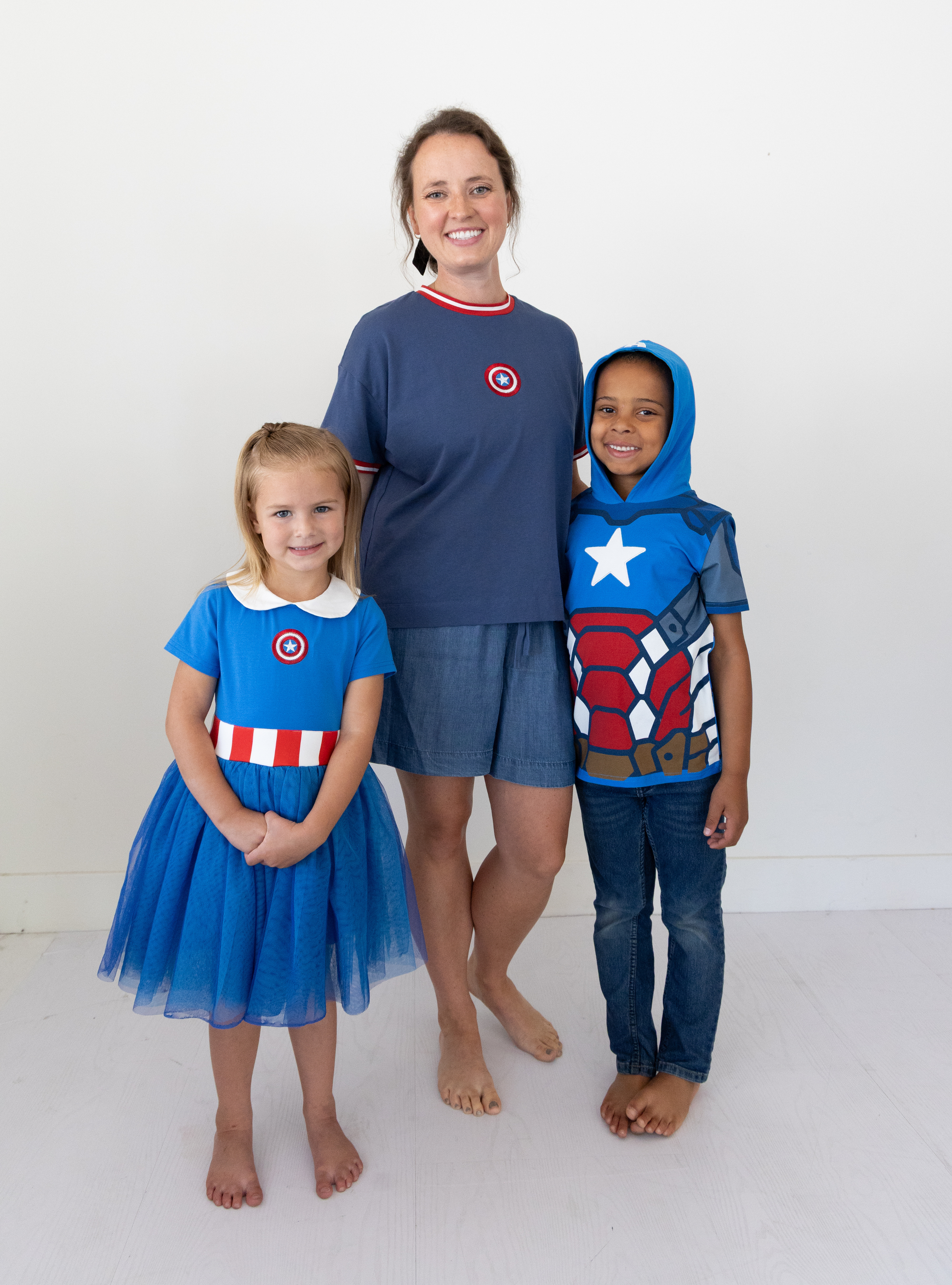 PREORDER - Marvel Captain America Kid’s Hooded Tee