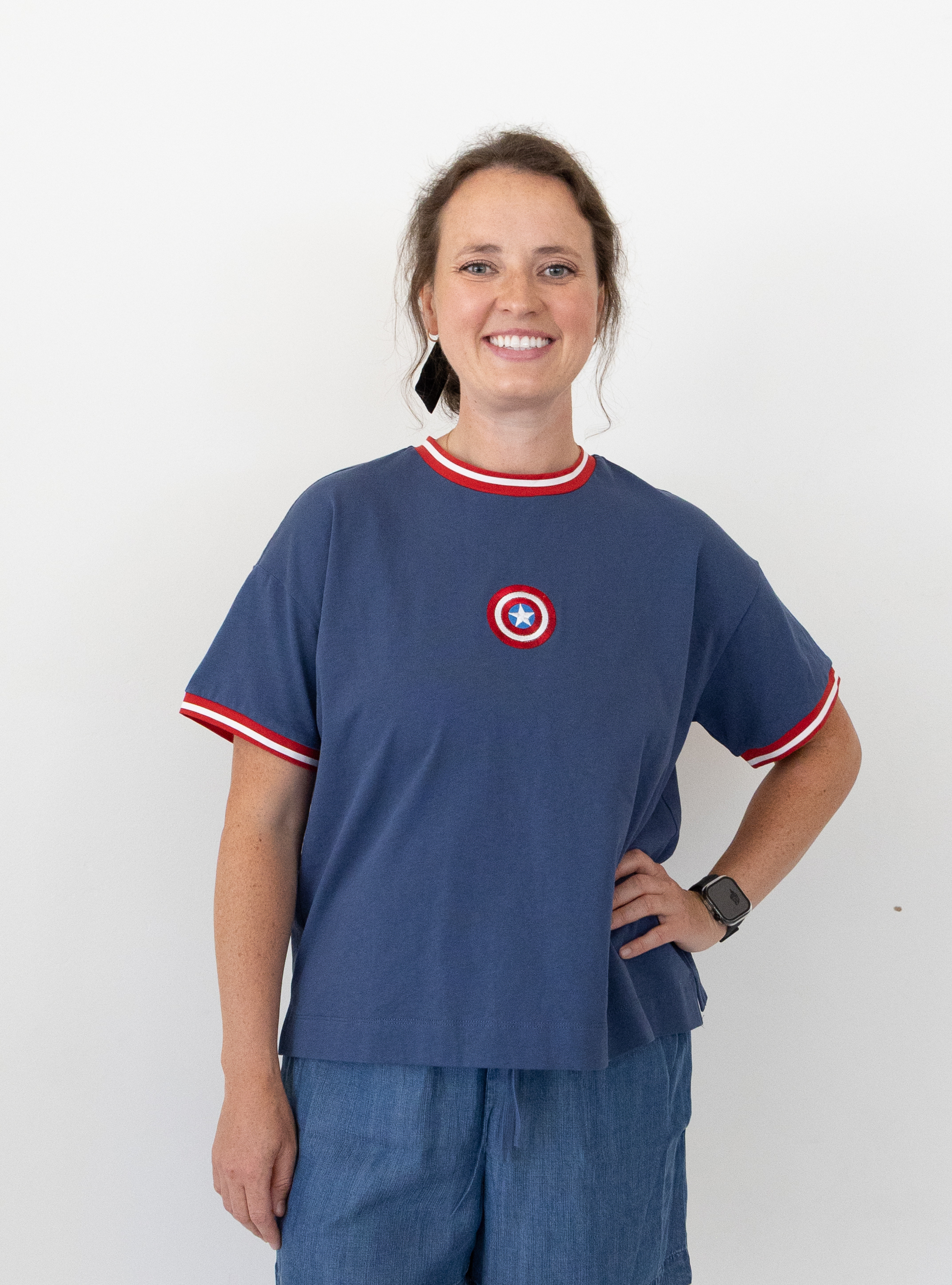PREORDER - Marvel Captain America Women’s Boxy Tee