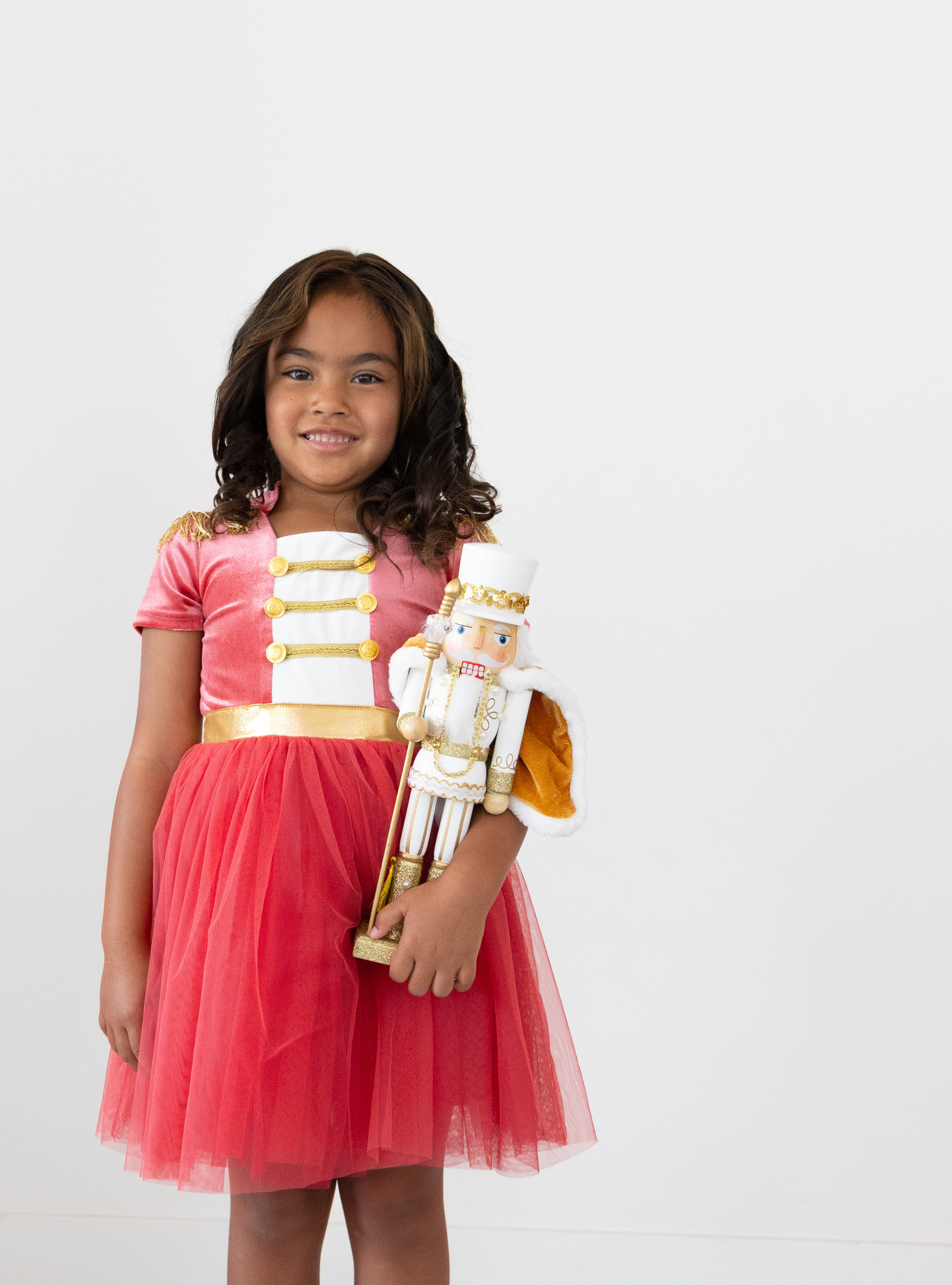 PREORDER - Velvet Pink Nutcracker Dress