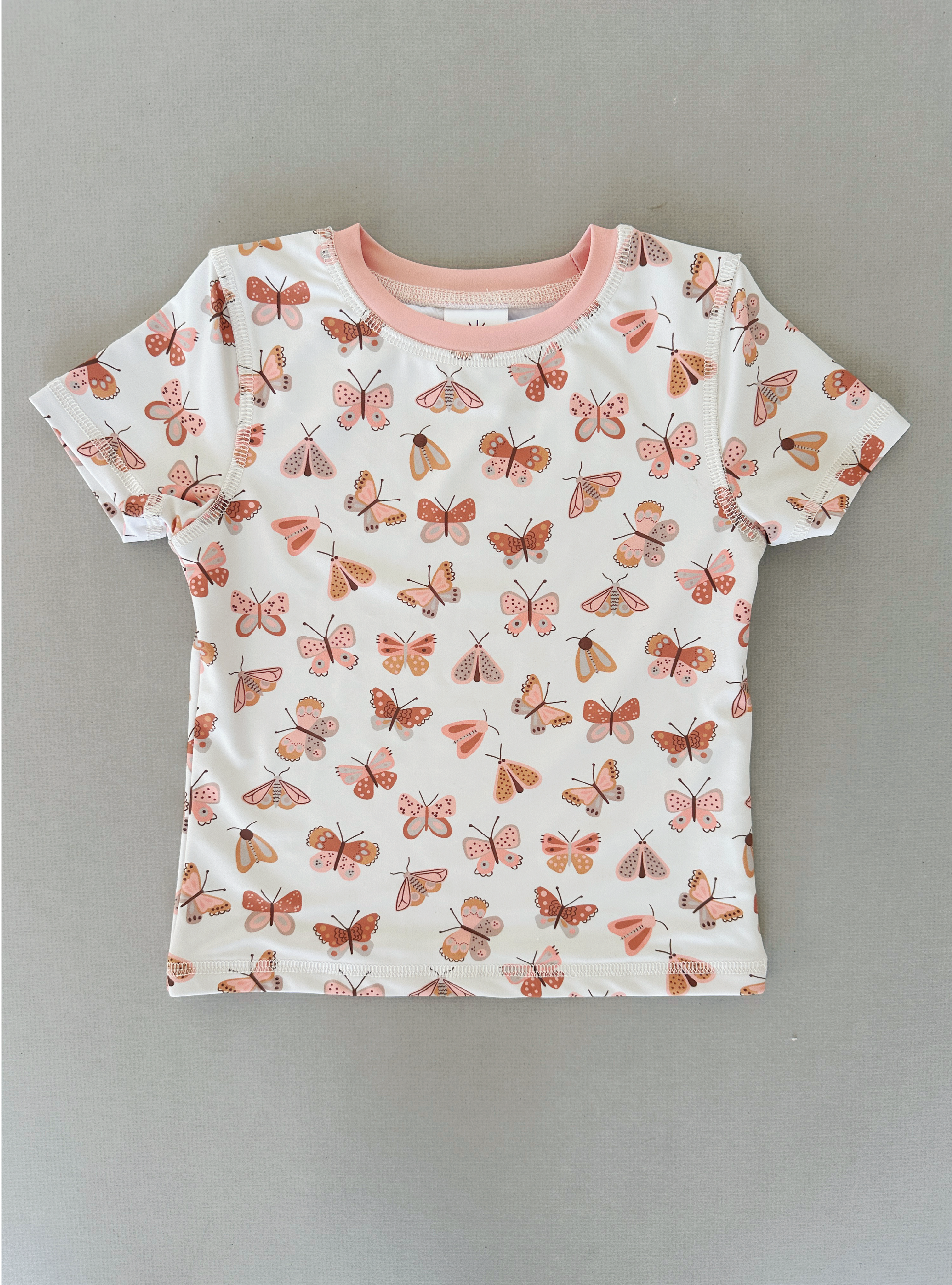 Earthy Butterfly Rash Guard