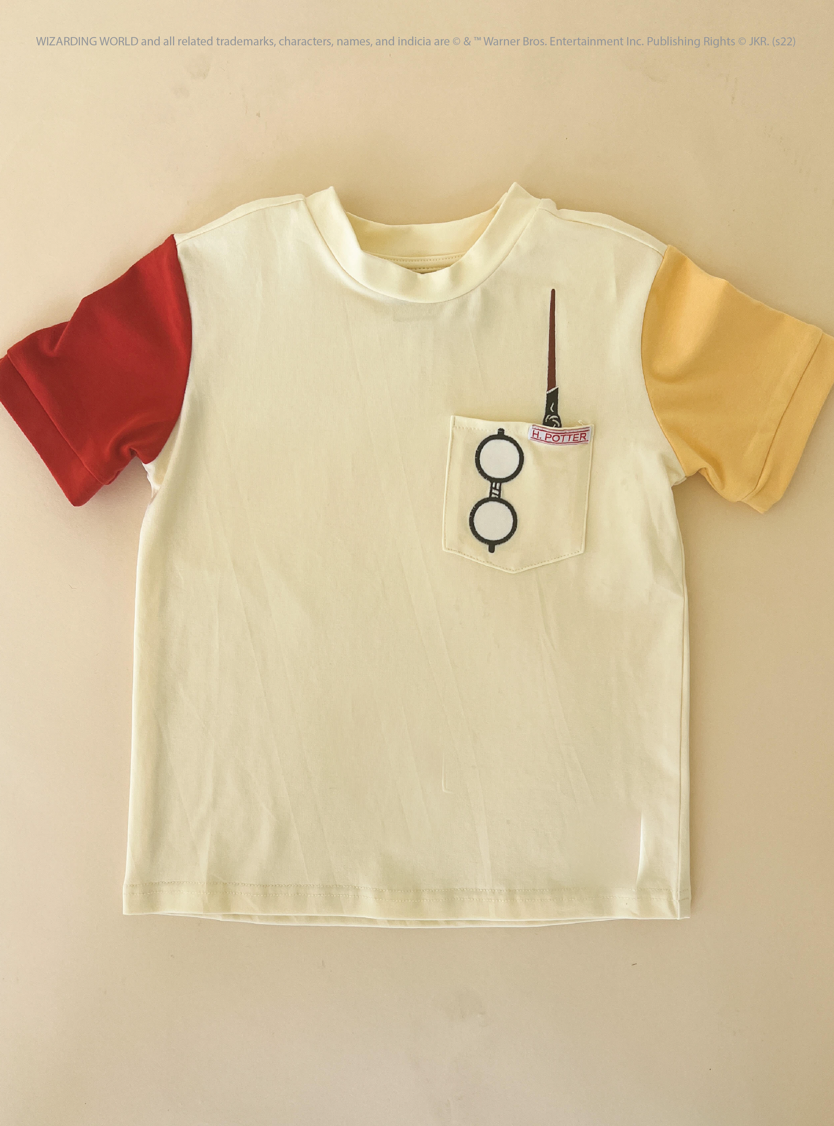 T-shirt à poche color block