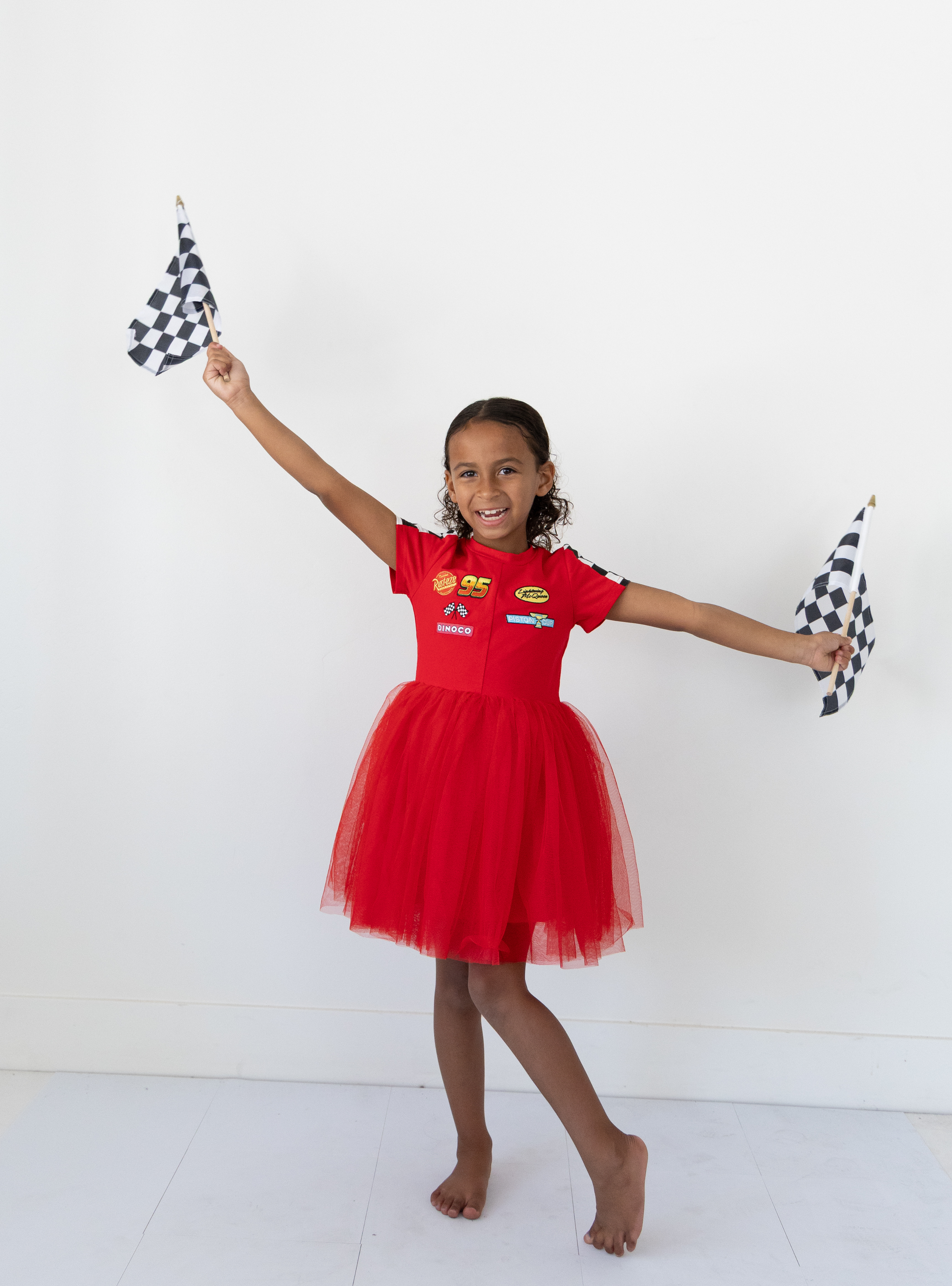 PREORDER - Disney and Pixar Lightning McQueen Tutu Dress