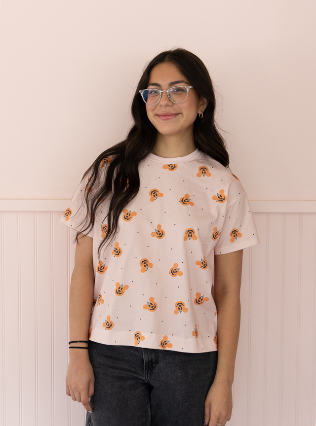 Pumpkin Disney Mickey Mouse Women’s Tee