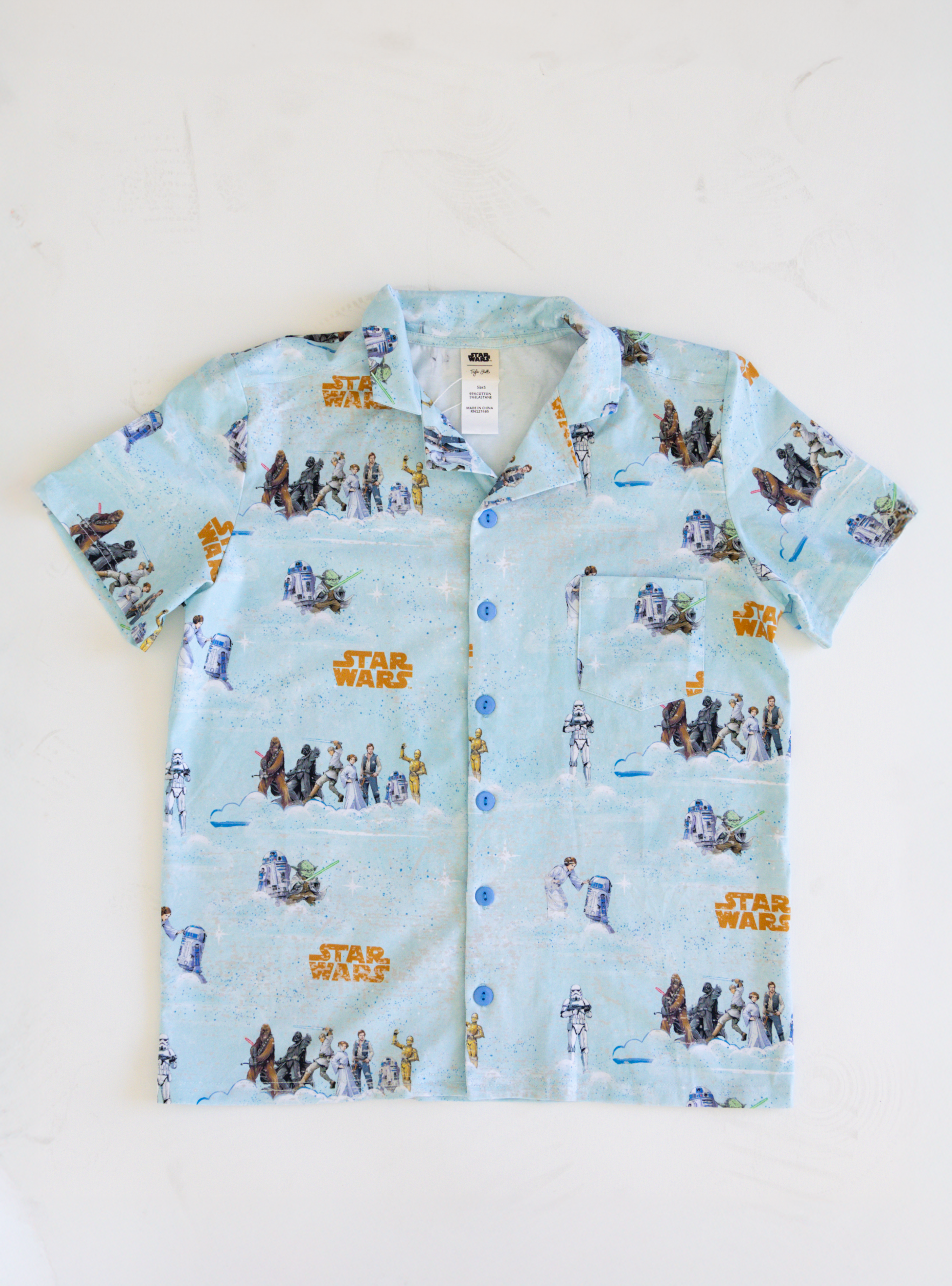 PREORDER - Retro Star Wars™ Adult Button Up Shirt