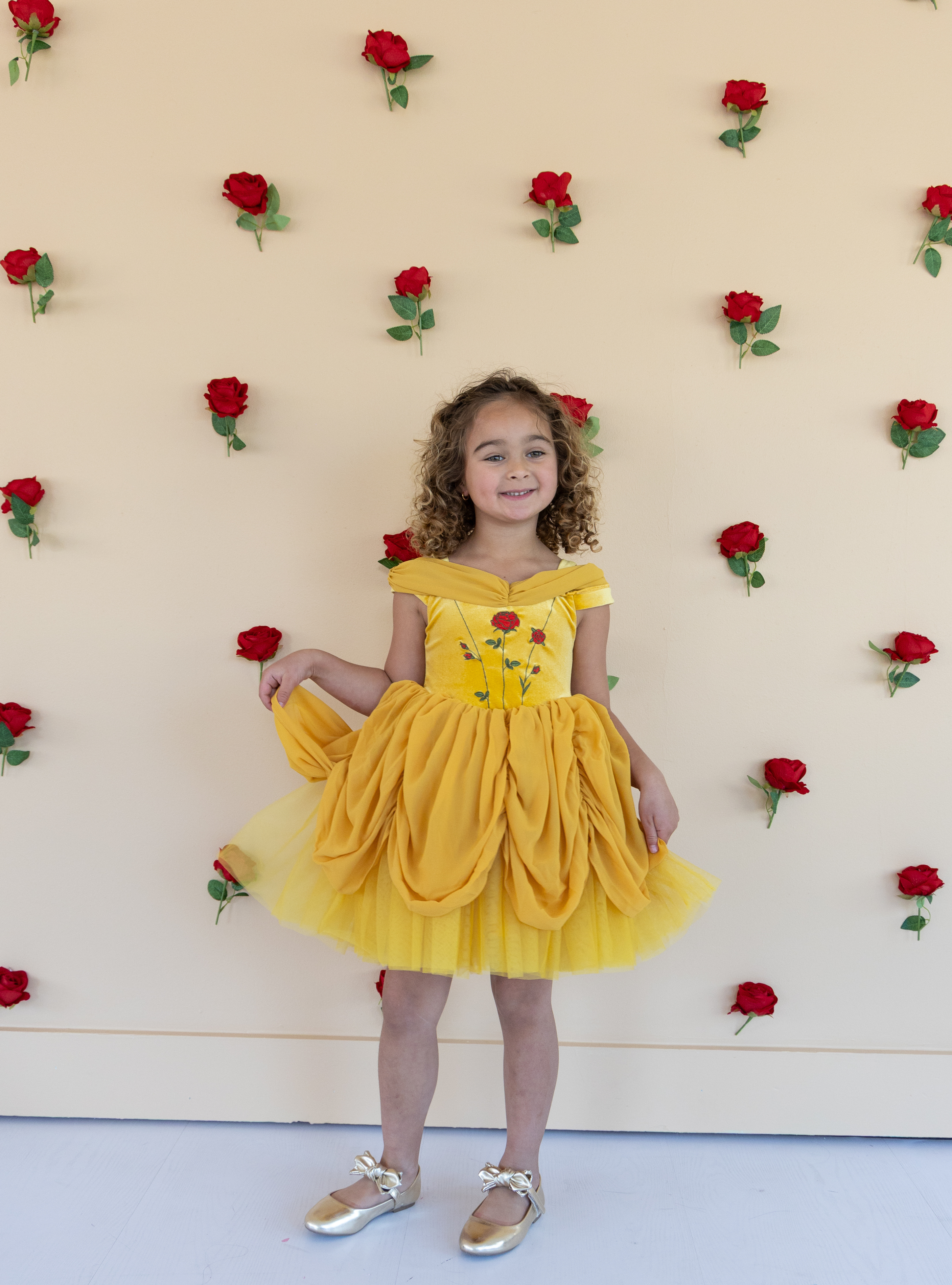 PREORDER - Disney Beauty and the Beast Belle Rose Gown