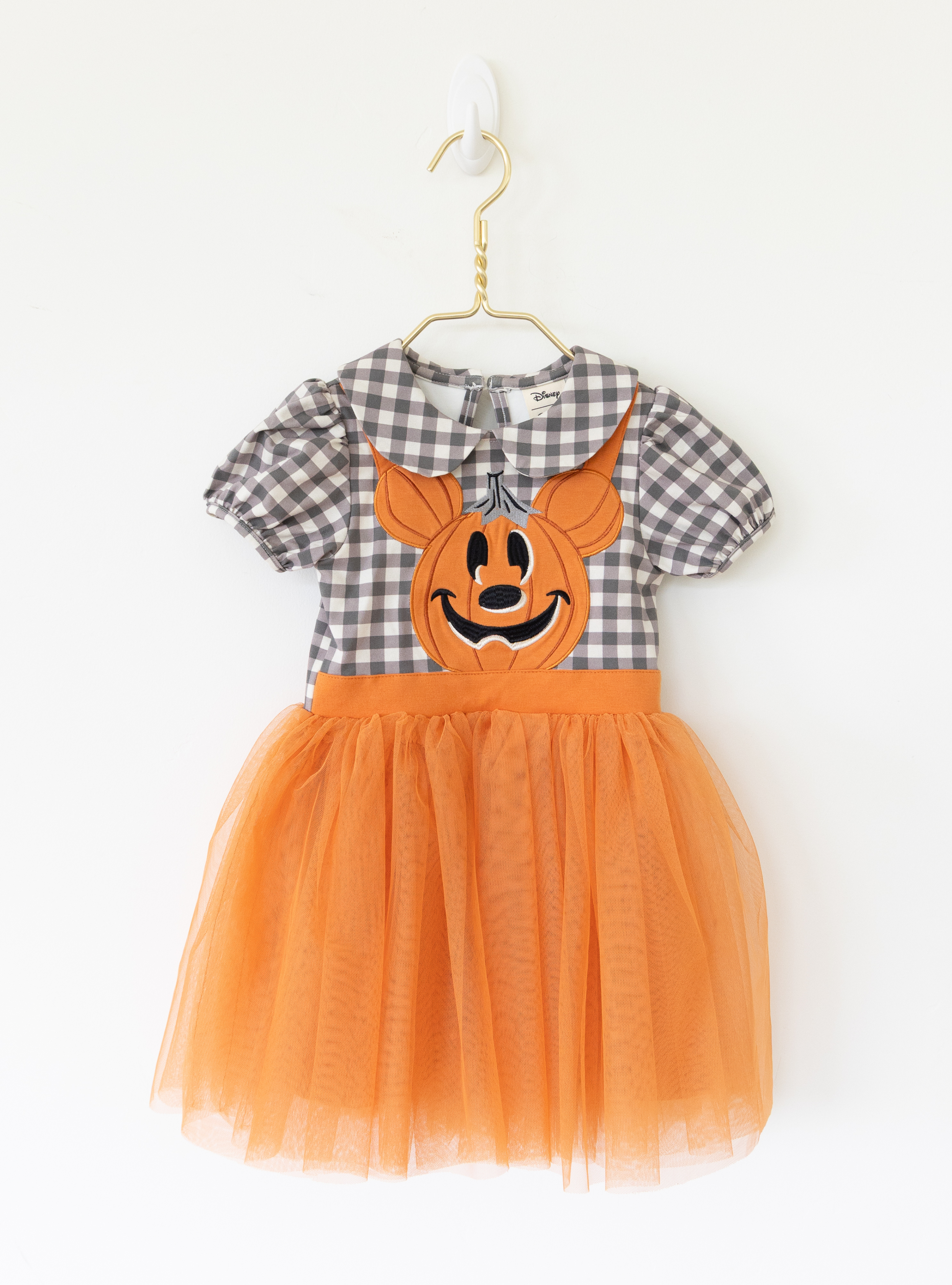PREORDER - Disney Pumpkin Mickey Halloween Overall Dress