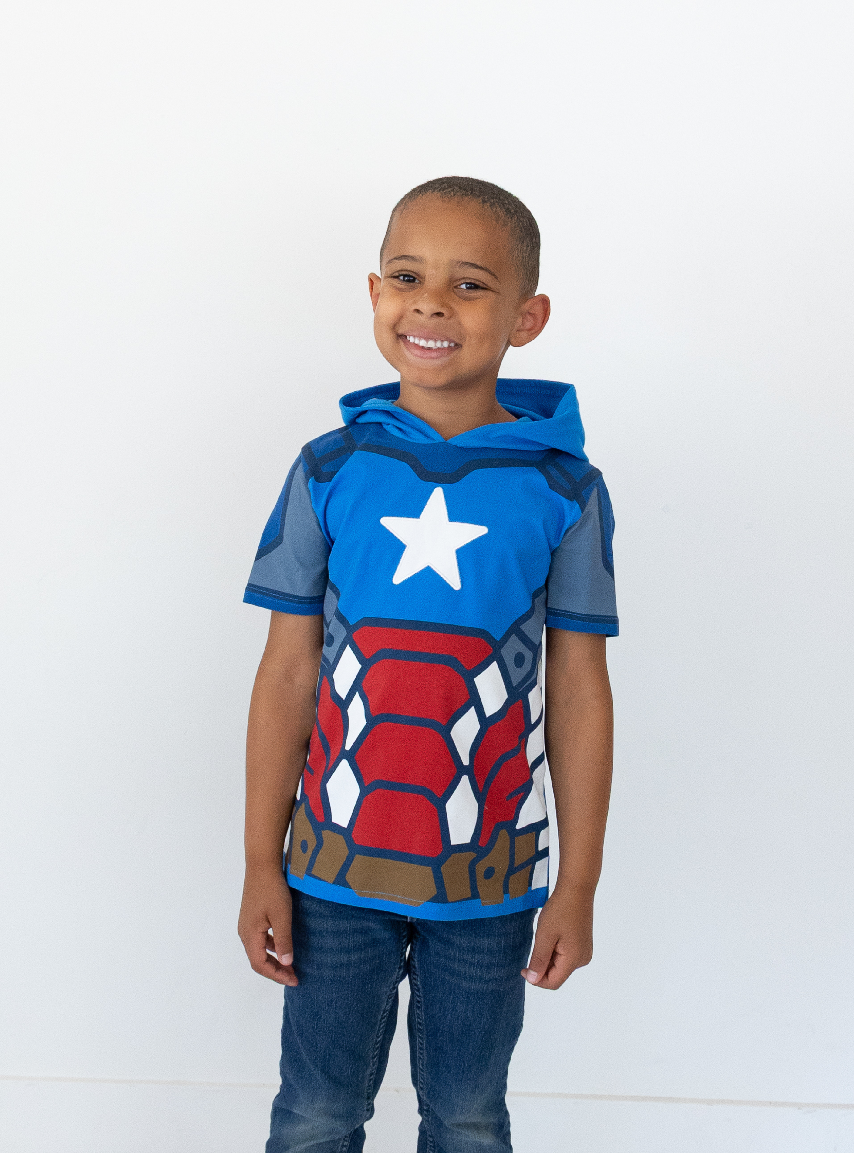 PREORDER - Marvel Captain America Kid’s Hooded Tee