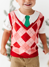 T-shirt Holiday Argyle pour enfants