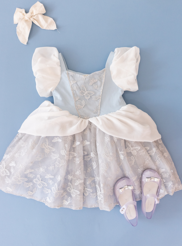 Your little princess will be the prettiest at the ball with this Cinderella-inspired dress!