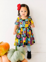 Made of cotton, this dress is perfect for your little ones at any age!