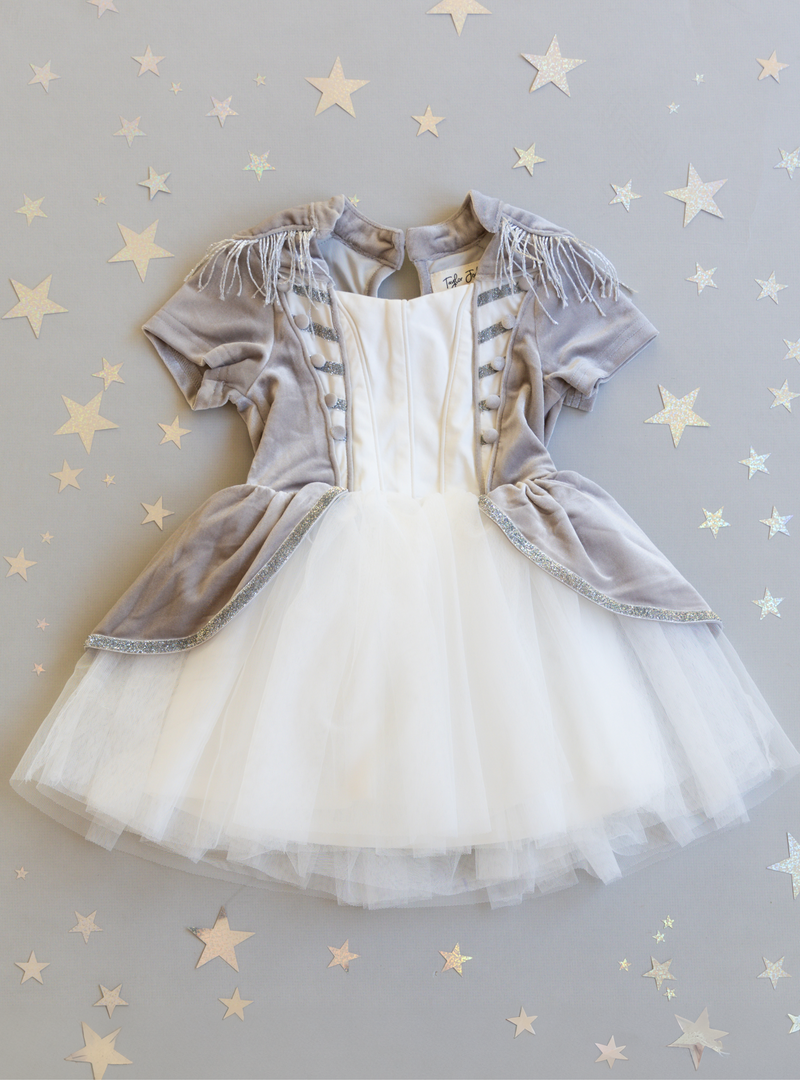 PREORDER - Silver Nutcracker Dress