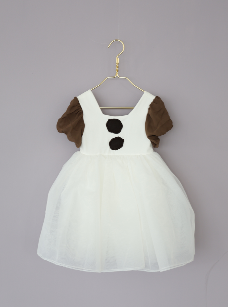 AUCTION - One of a Kind - Snowman Dress size 5