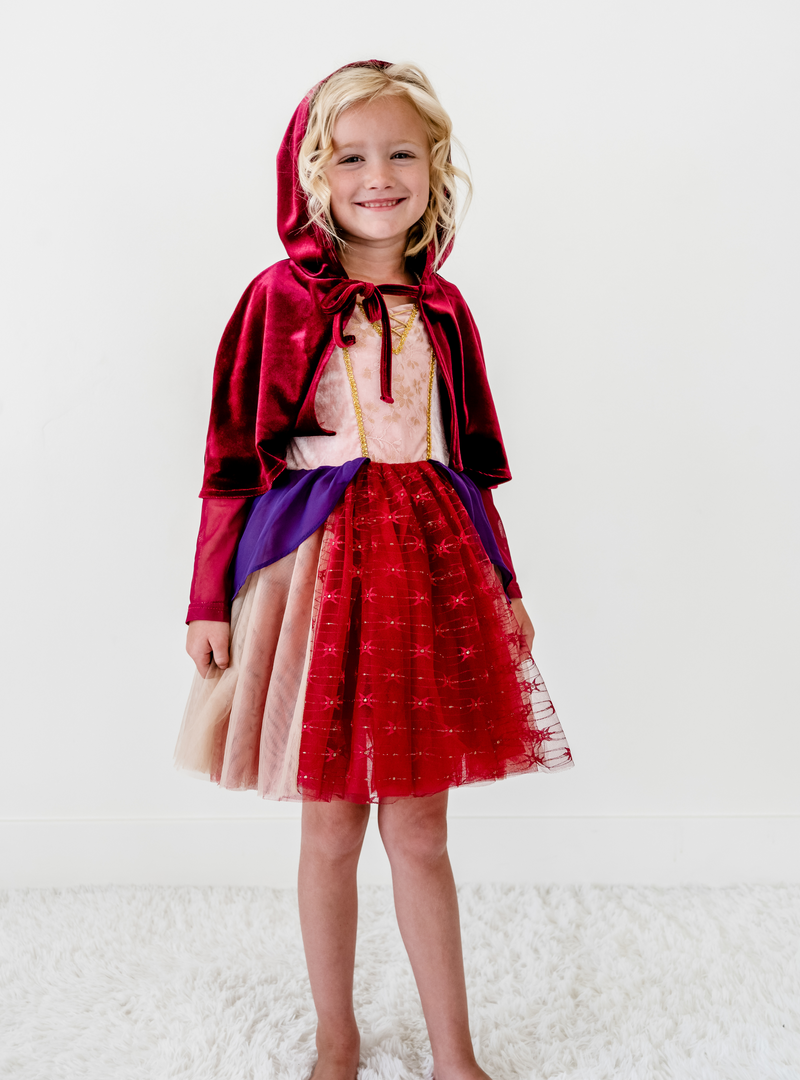 Pink Witch Sister Dress + Cape