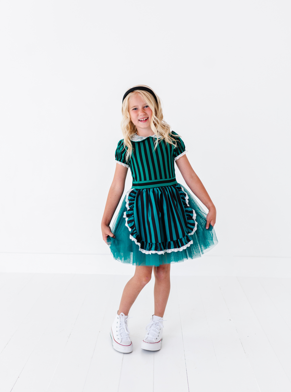 You'll absolutely love this Haunted Mansion-inspired Dress with it's green and black striped design.