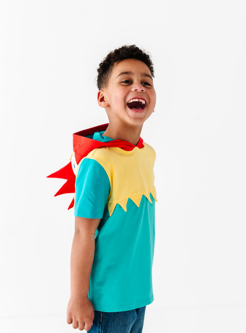 Feathery Fun Hooded Kid's Shirt