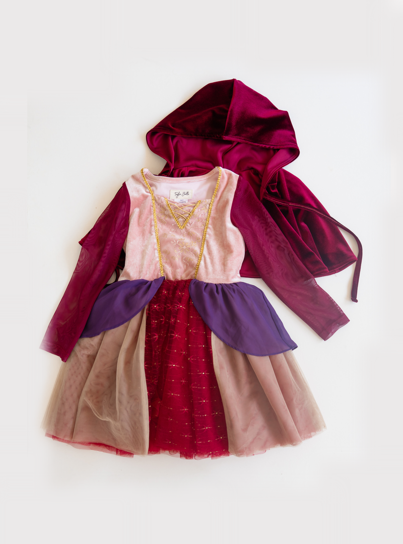 Pink Witch Sister Dress + Cape