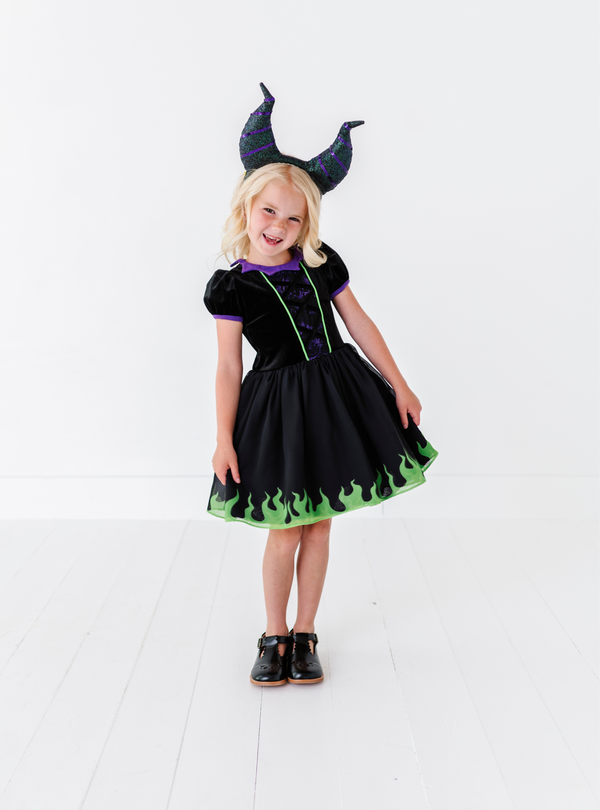 Our Maleficent-inspired Dress is a classic villain look for sure!