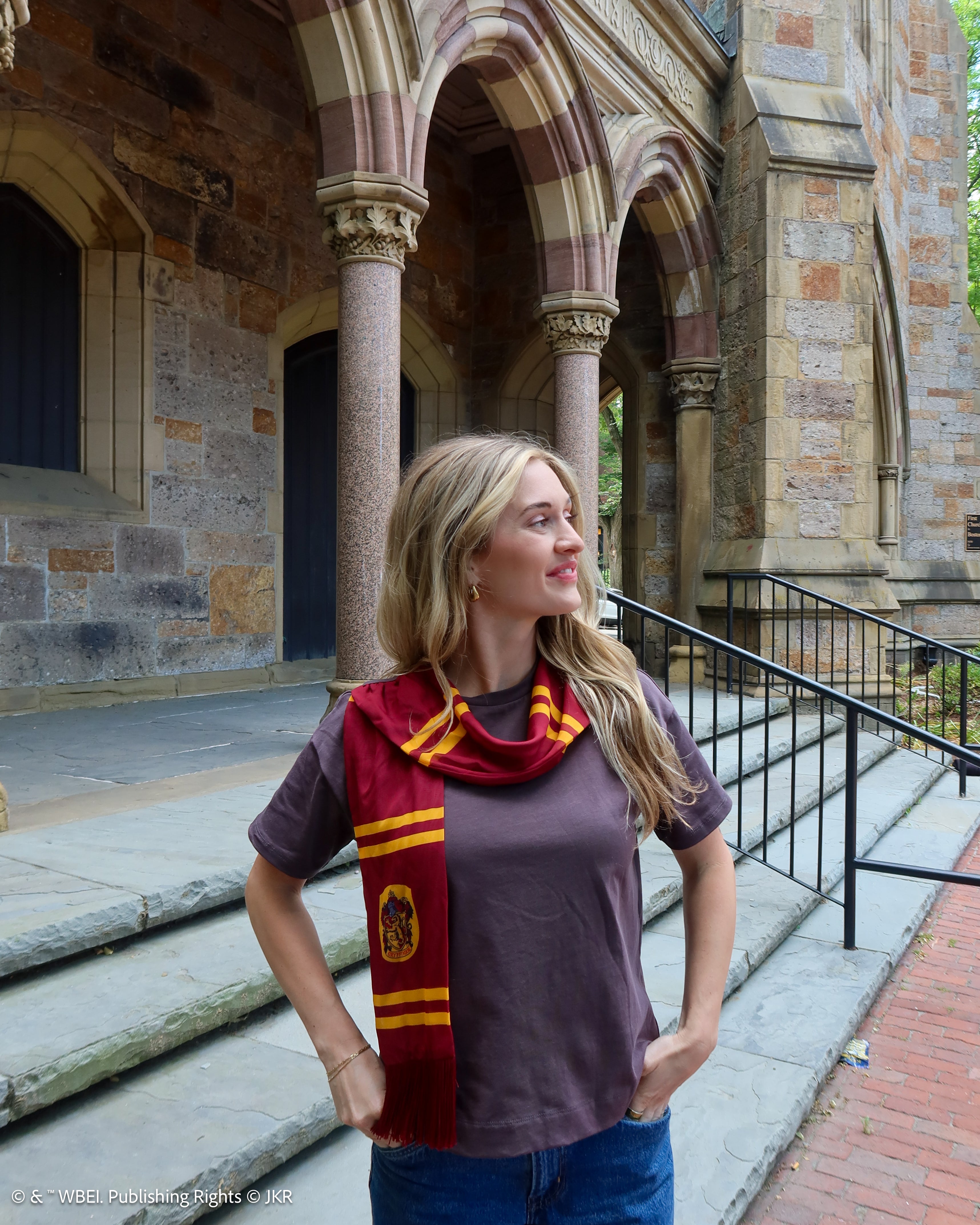PREORDER - Harry Potter Gryffindor Adult Scarf Tee