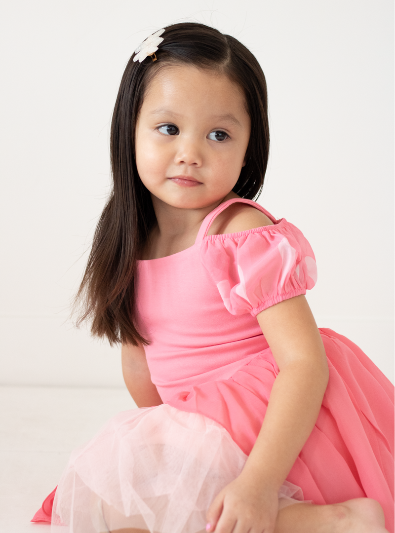 Pink Sea Princess Dress - Short Sleeve