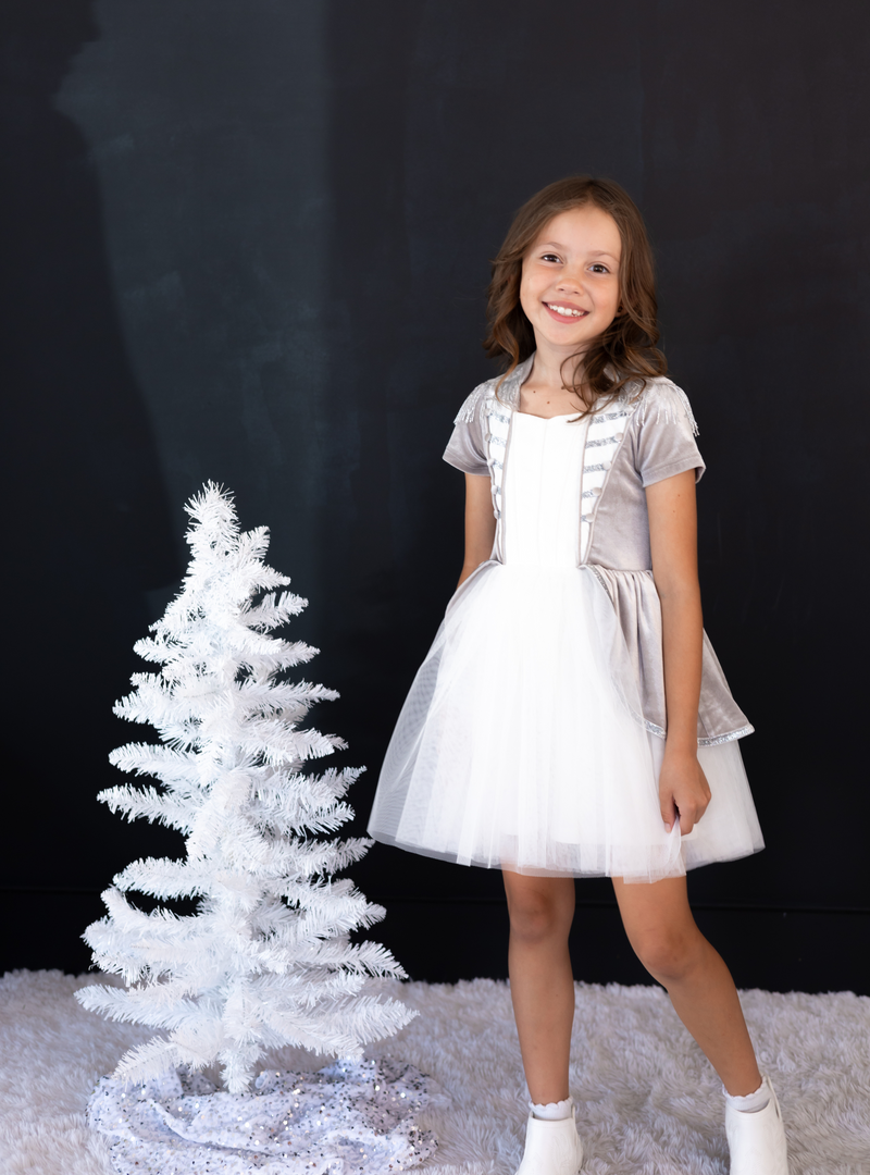 PREORDER - Silver Nutcracker Dress