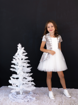 PREORDER - Silver Nutcracker Dress