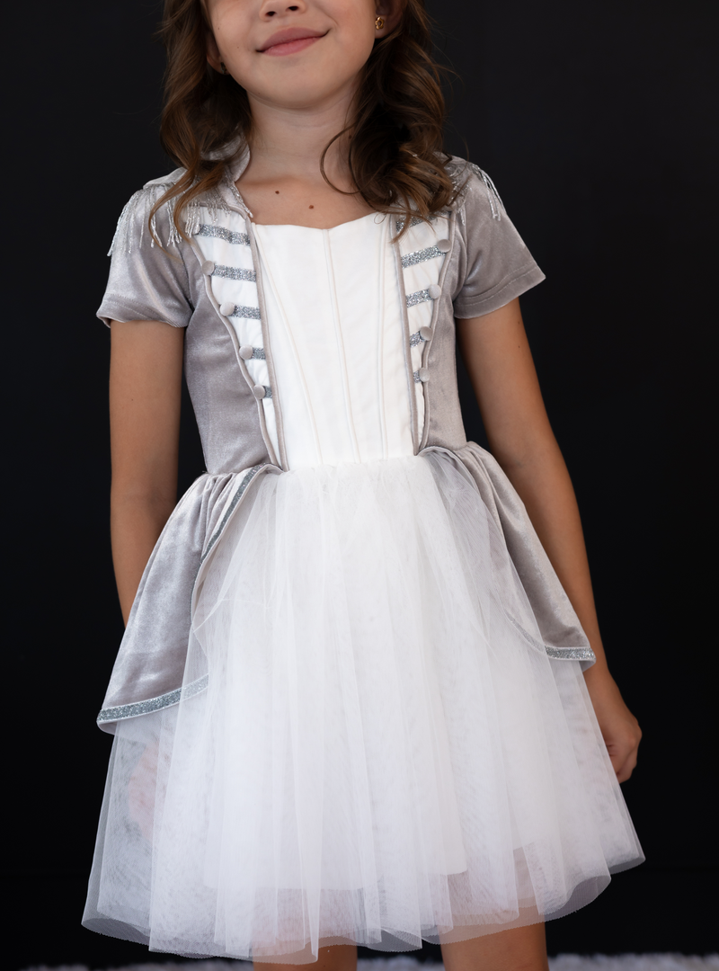 PREORDER - Silver Nutcracker Dress