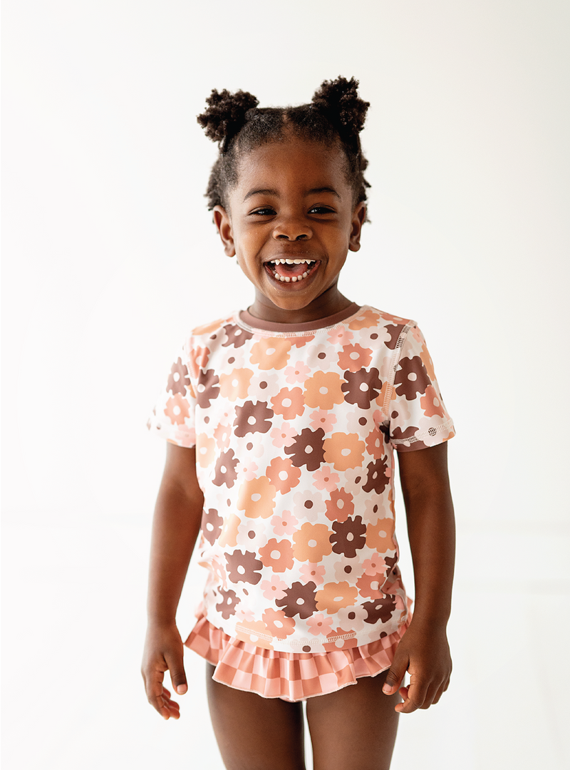 Earthy Floral Rash Guard – Taylor Joelle