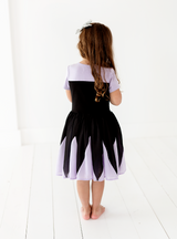 A view of the back of the dress. 