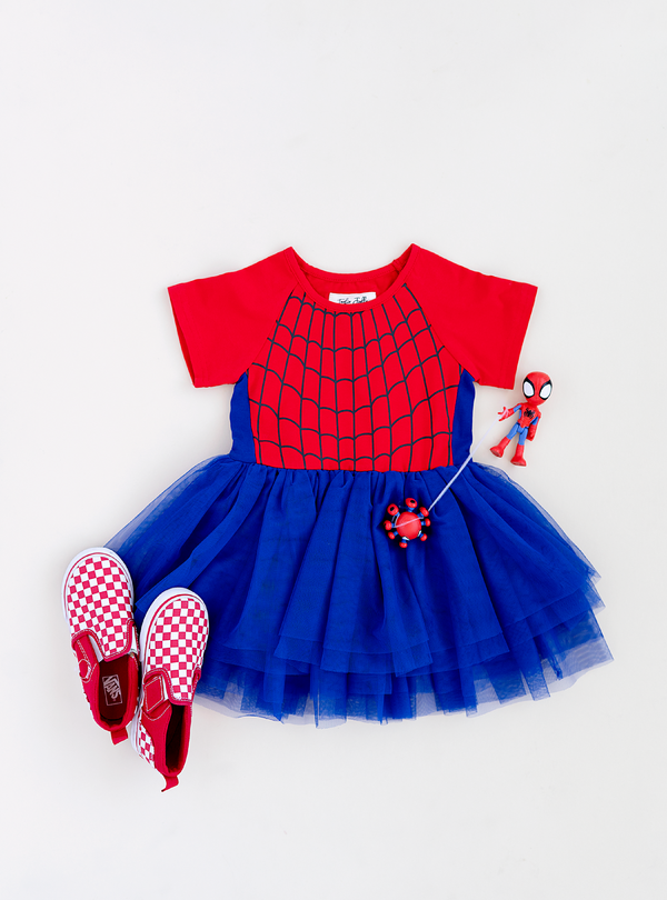 Web Hero Tutu Dress