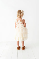 Butterfly Cream Dress