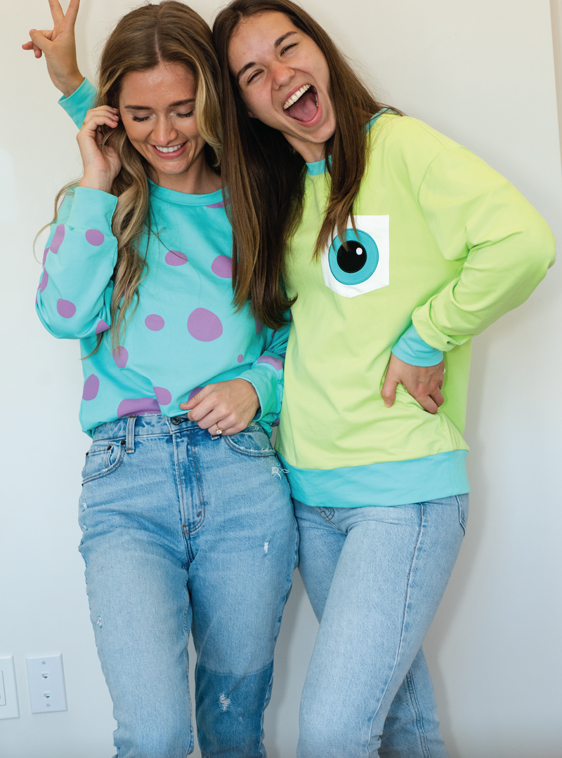 Blue Monster Unisex Adult Crewneck