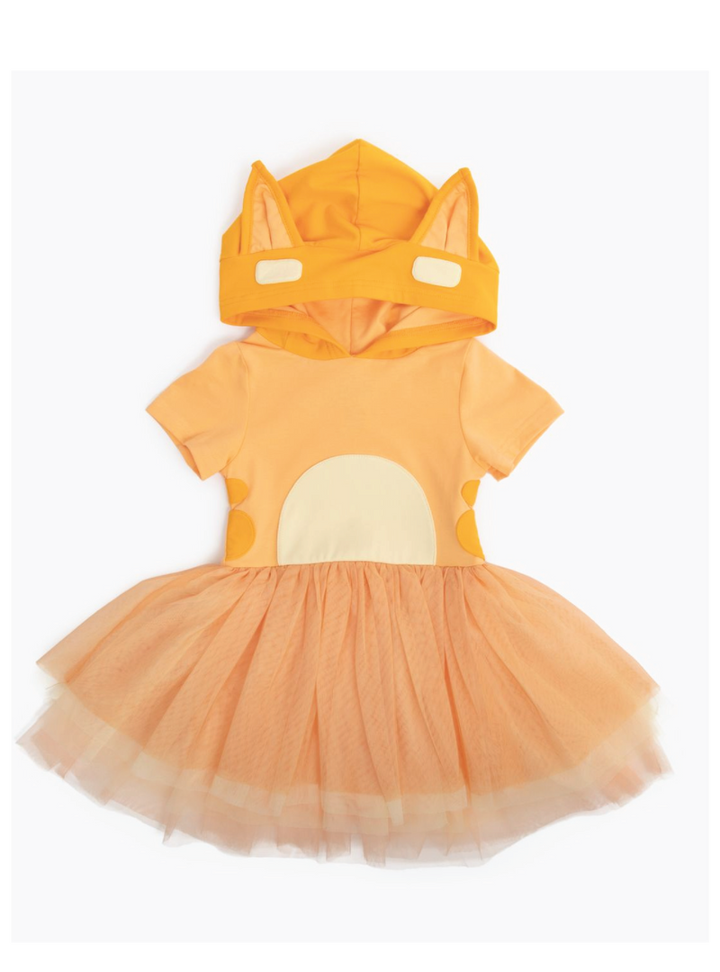 Orange Doggo Dress