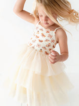 Butterfly Cream Dress