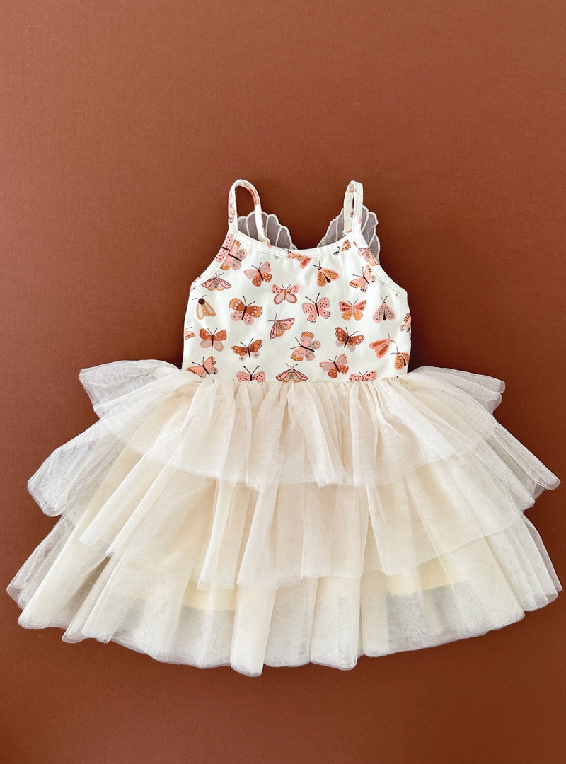 Butterfly Cream Dress