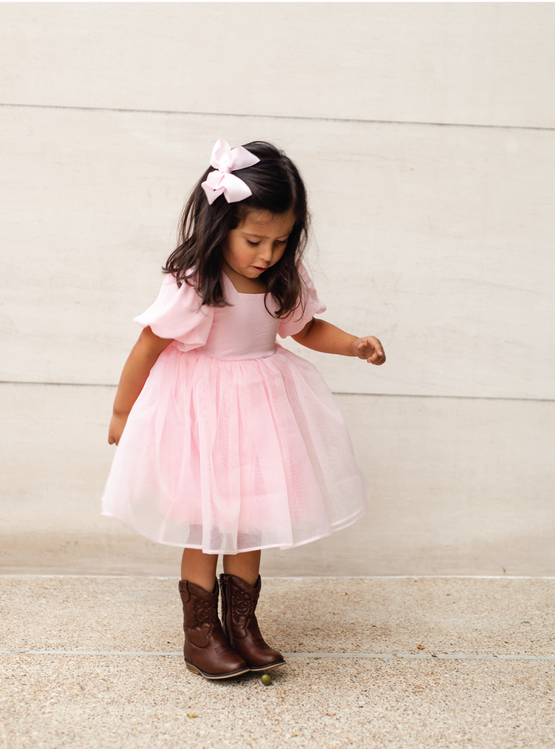Cherry Blossom Puff Dress
