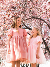 Cherry Blossom Puff Dress