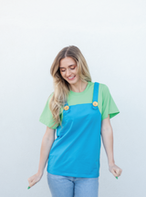 Green Overall Adult Tee