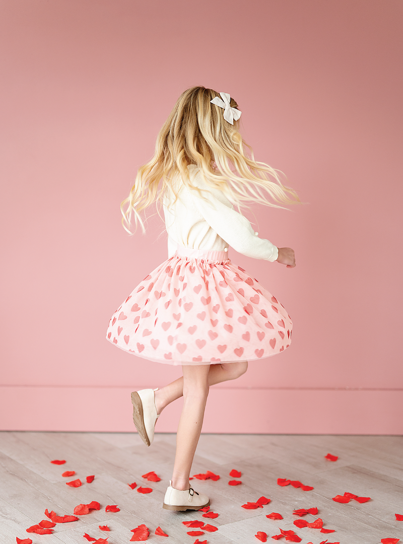 Heart Tulle Skirt