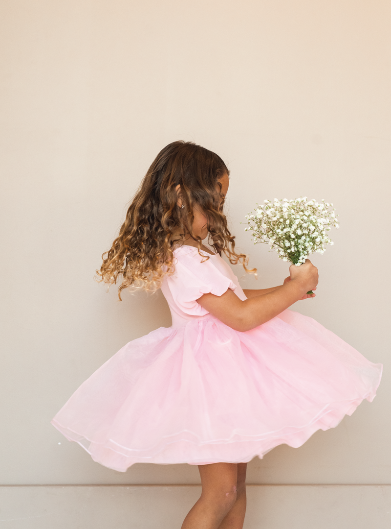 Cherry Blossom Puff Dress