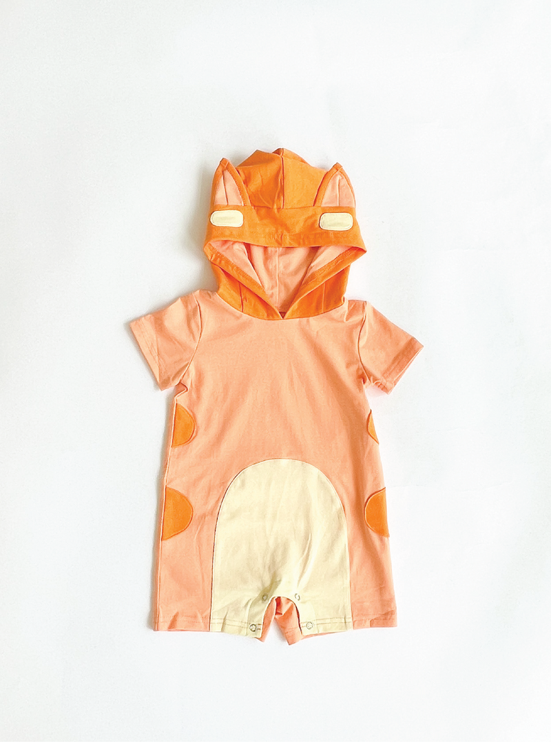 PREORDER - Orange Doggo Romper