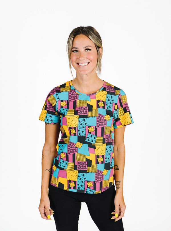 The Ragdoll Women's Tee features a multicolored print that you can't not love!